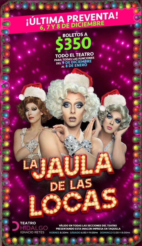 #PROMOCIÓN ¡Última preventa de <a href="/lacagemx/">LaJauladelasLocas</a>!

Imprime este cupón y compra tus boletos en $350 para cualquier función.