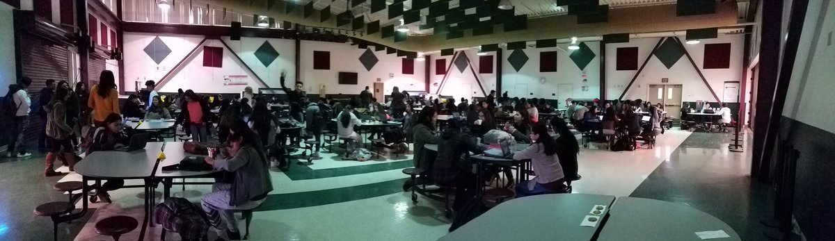 CV students hard at work during Cocoa and Cram! #CVsuccess #CVhawknation