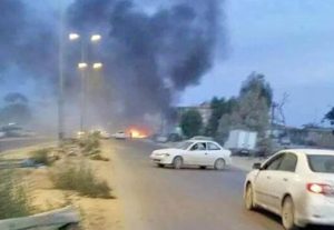 libyaherald's tweet photo. Terrorists launch "double-tap" car bombings in Benghazi - https://t.co/Opj4w76fCk https://t.co/V9gJxbQkfC