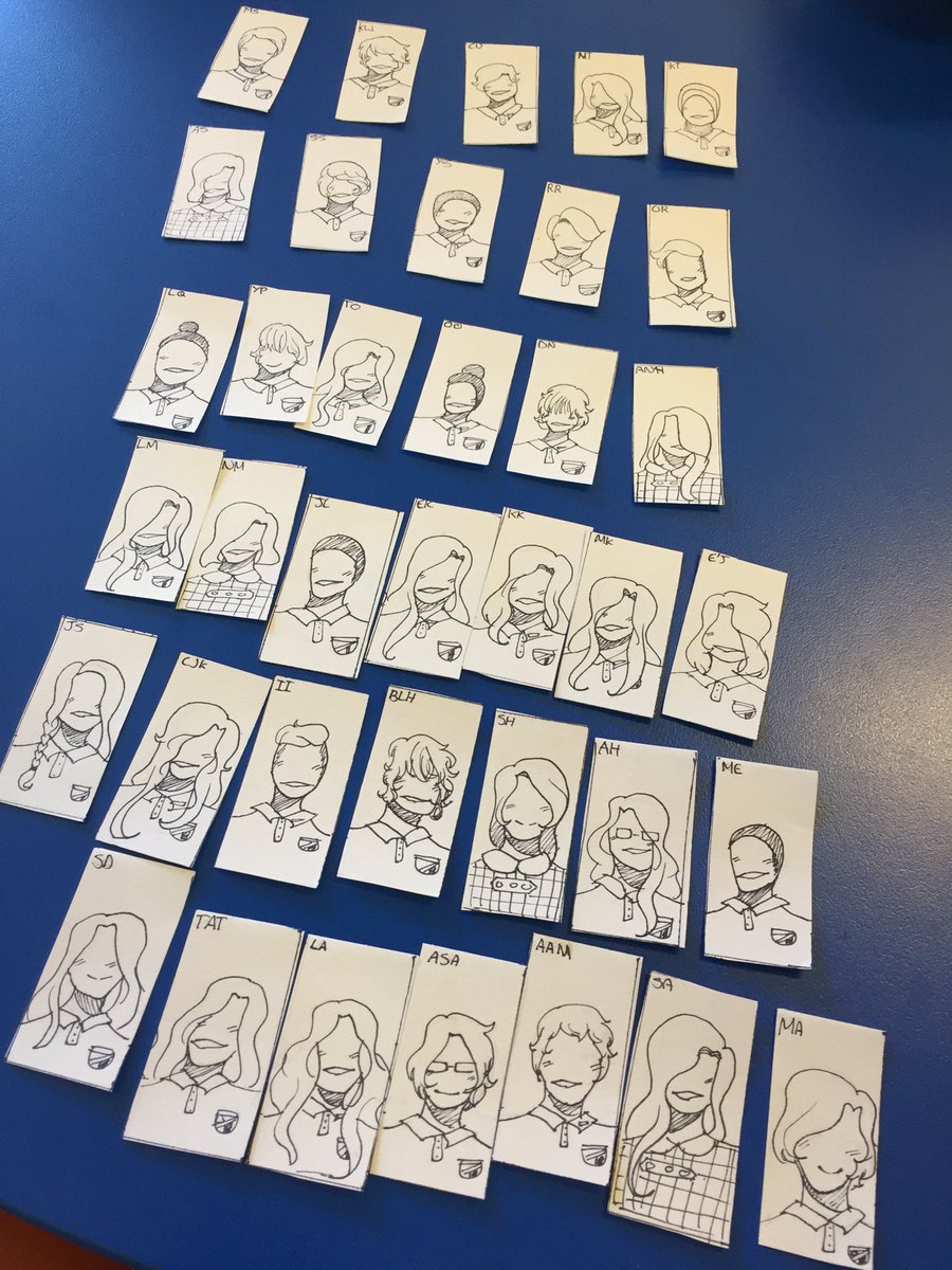 merrylandseast's tweet photo. A Stage 3 student drew each Year 6 student and teacher #animesketching https://t.co/1tXspjqm7X