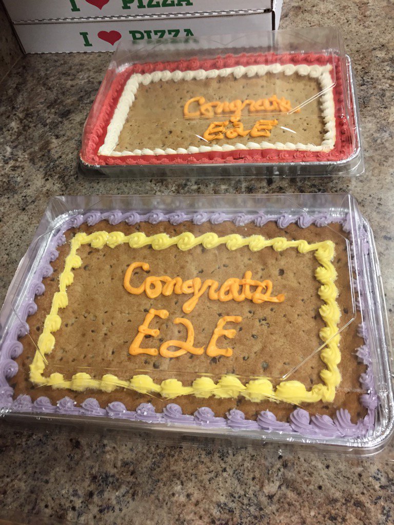 Marks2James's tweet photo. Thanks Carly Westcott  for the cake and cookies for end to end in 989. https://t.co/V4OIbaIIVX