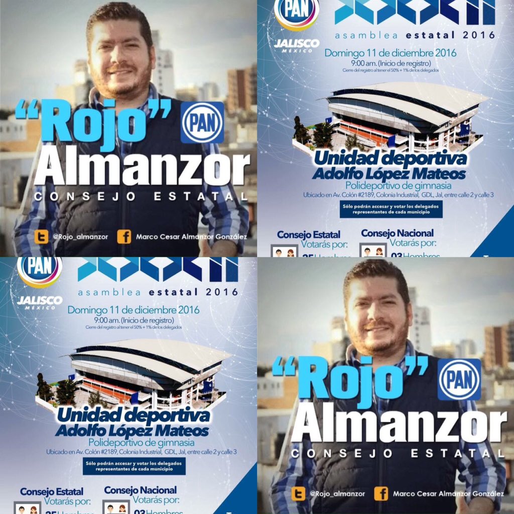rojo_almanzor's tweet photo. Nos vemos el 11 amigos panistas, no faltes #ConsejerosJovenes #hagalaa #ContigoPAN https://t.co/hBXG98AWWe