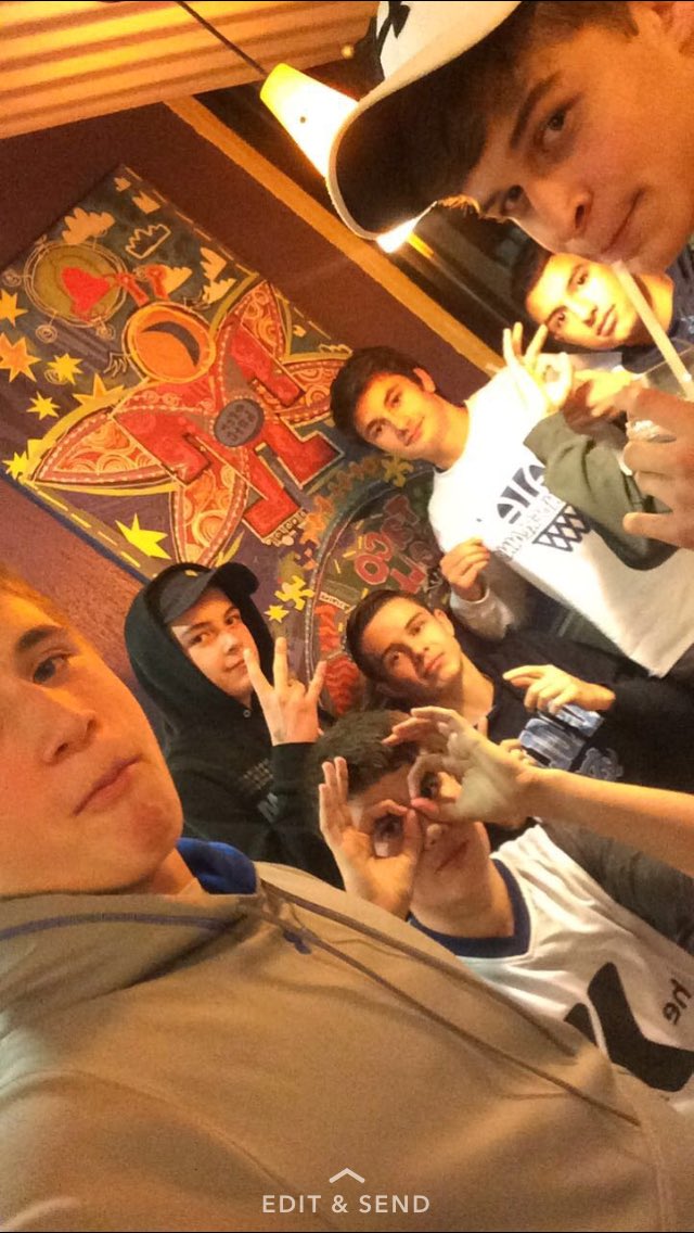 gone12344's tweet photo. Some Tenderloins enjoying Taco-Bell after the big win! https://t.co/H88VdXmjUm