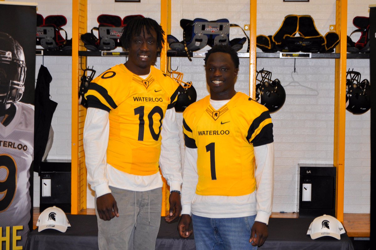 GLAM5K9's tweet photo. Proud to say that I have officially signed to the University of Waterloo. Stayed in the city to change the city... #GOBLACKGOGOLD https://t.co/pIf0mkwJAb