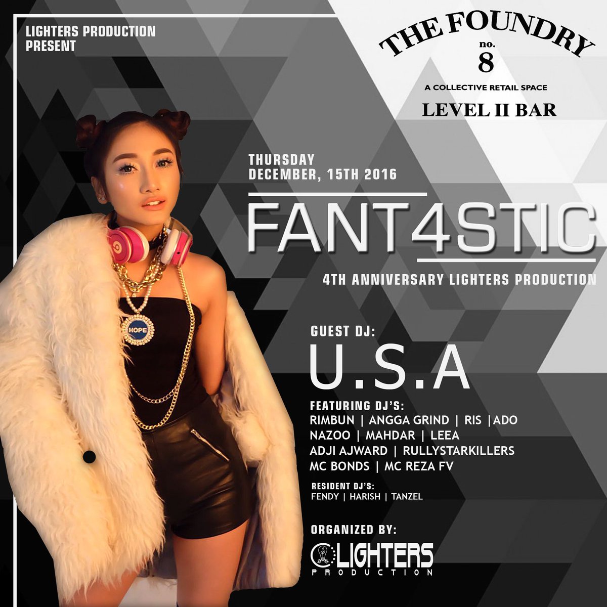 Comingsoon! FANT4STIC <a href="/LEVEL_II/">LEVEL_II FOUNDRY8</a> With Guest Dj <a href="/djusa_beat/">DJ U.S.A</a>