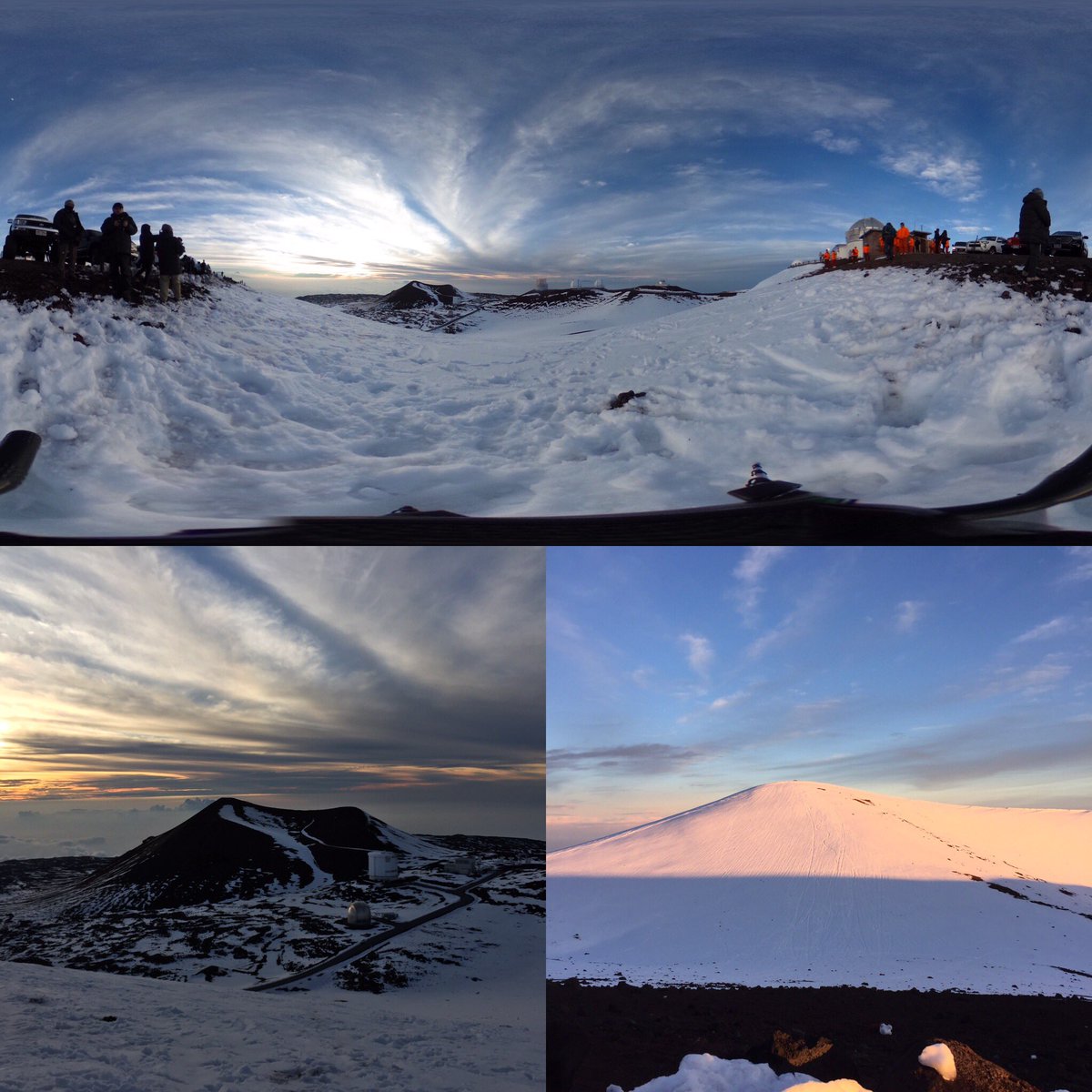 ネイチャーガイド今長谷啓享 ハワイ島 確かに雪が降る スキーだって出来ちゃう 今日のマウナケア山頂です 絶景 ハワイ島 マウナケア スキー T Co Af8qppfjua