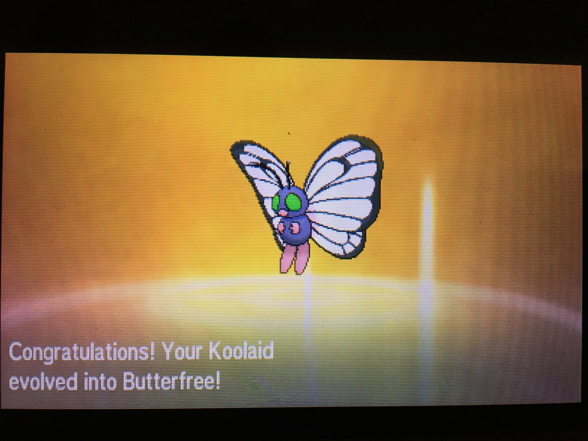 Landmime1's tweet photo. Shiny Butterfree is flames #shinypokemon https://t.co/ZHs9RMPyOJ