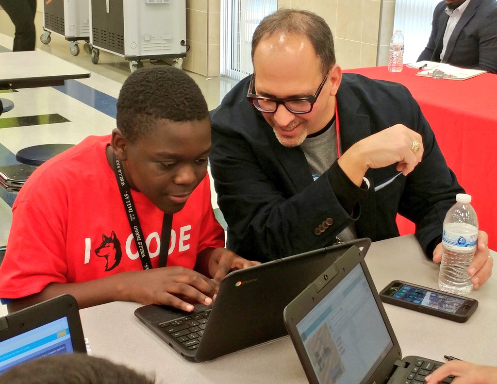 DFWHarmony's tweet image. So much coding fun! Thank @joeferrara143 for #teachingcode to us this afternoon! #CSforAll #CSEdWeek #WeAreHarmony #STEMforAll @KaanCamuz