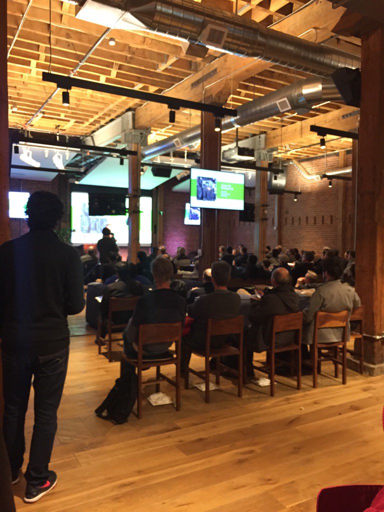 olga_media's tweet photo. @nvidia with
#JetsonSF meet up group getting bigger https://t.co/eQmXKhJQui
