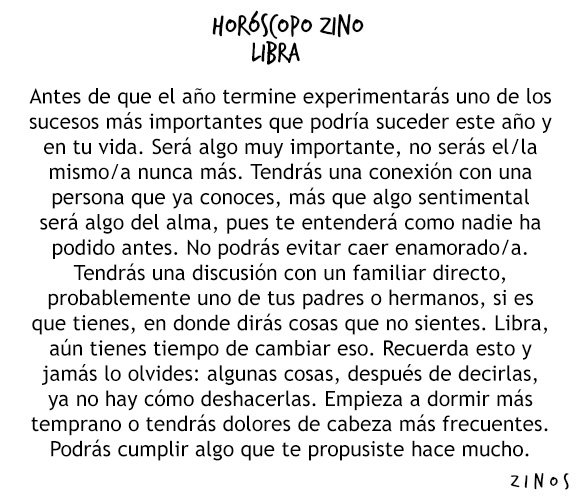#HoróscopoZino #Libra