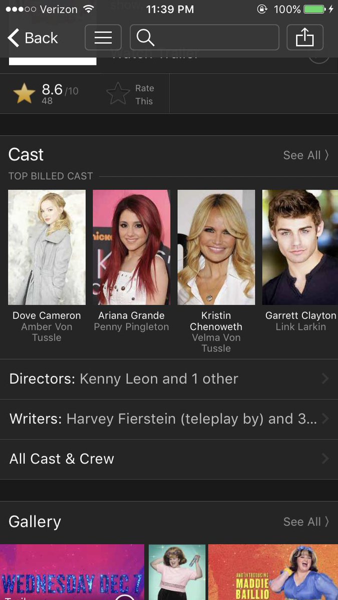allieb93's tweet image. Lol when is the last time @ArianaGrande updated her imdb photo #hairspraylive #unrecognizable