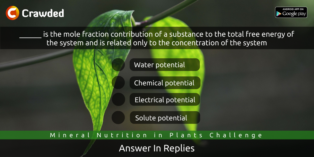 crawdedindia's tweet photo. Another question from the #MNChallenge Keep Answering!
Answer-- https://t.co/5WkIoy1Oud
#Biology #Plants #Botany #Science #Crawded https://t.co/Jz4sfymzb4