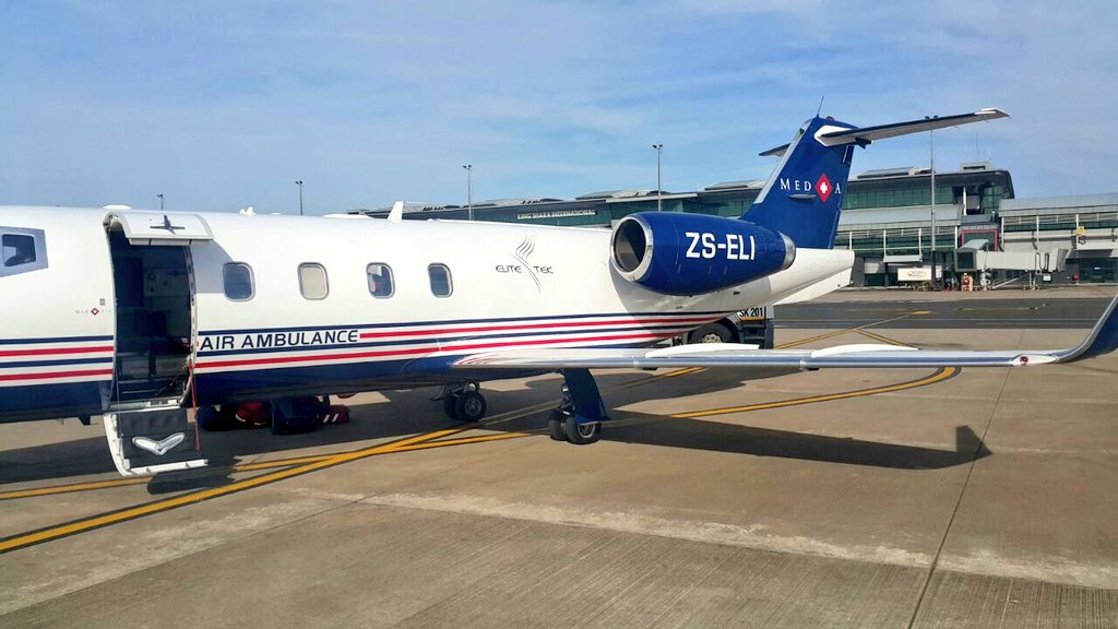 Netcare911_sa's tweet image. Netcare transferring critically ill patient from Durban to the Gauteng for specialised care #awsomeservice