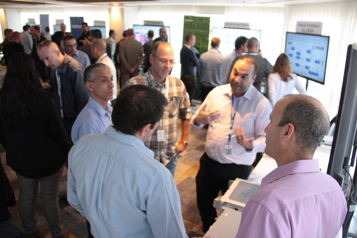 FFassl's tweet photo. Baruch from Cellcom is interested in our #Airscale presentation at @Nokia roadshow in Israel. https://t.co/MqioZ505Kz