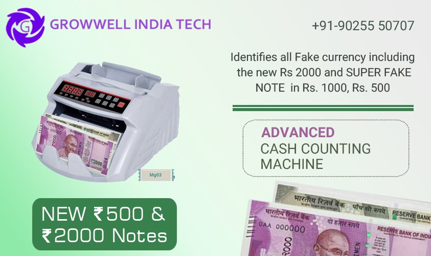 GrowwellIndia's tweet photo. https://t.co/iyf6TcDYhn
#currencycountingmachine #Currency #Cash #cashcountingmachine #loosenotecountingmachine https://t.co/mtU6jOEvy8