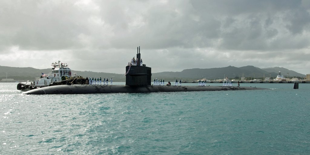 #USSOklahomaCity returns home to Guam following 8-month engineering overhaul go.usa.gov/x8yKw #USNavy