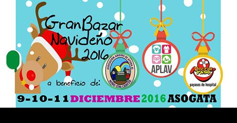 arteculturaucat's tweet photo. 9-10-11 de Diciembre
A Beneficio de #Anican #APLAV y #DoctorYaso
GRAN BAZAR NAVIDEÑO 2016
Hora: 9:00am - 9:00pm
Ubicación: ASOGATA https://t.co/8geeXGLQd8