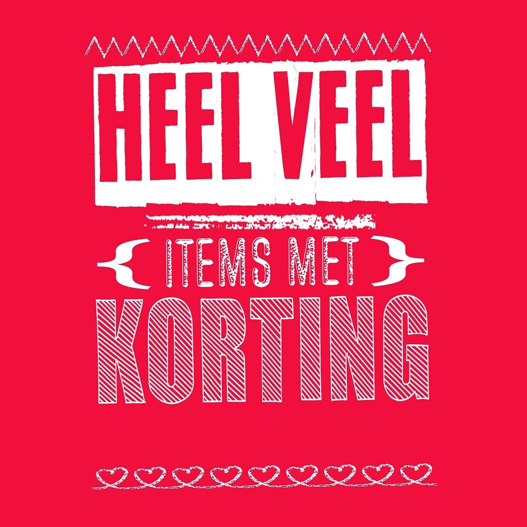 sizablemode's tweet image. Ook bij ons heel veel items met #korting