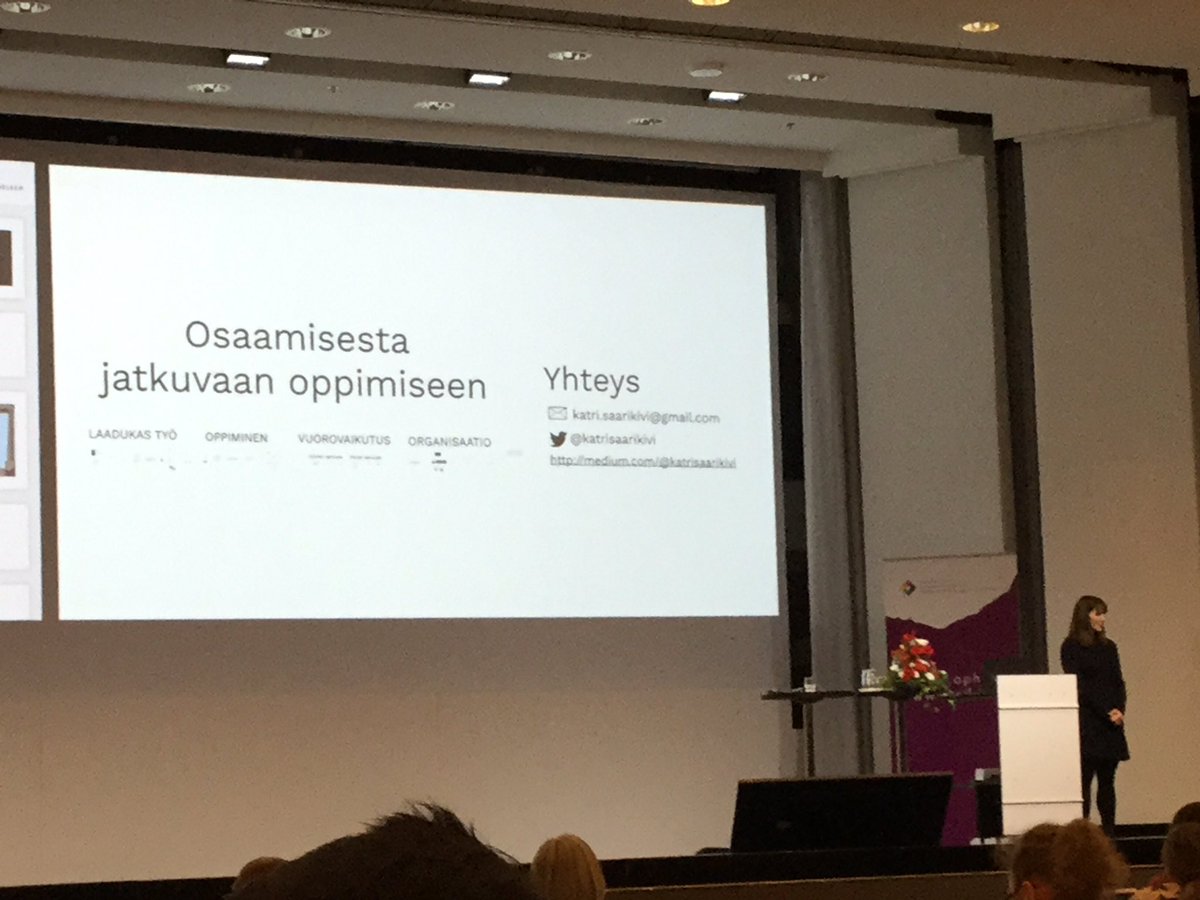 Weesau's tweet image. @katrisaarikivi Miltä näyttää hyvä tulevaisuuden työpaikka? #virtuaaliopetus2016