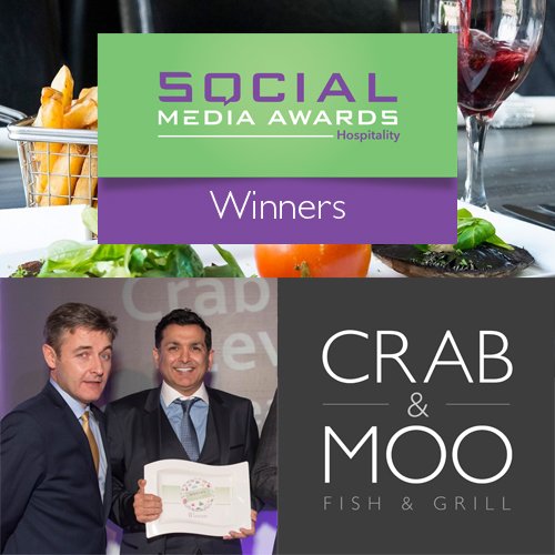 CrabandMoo's tweet photo. We recently won the National Social Media Award for hospitality! As a thank you we're giving away a FREE MEAL FOR 2 https://t.co/s4lLoFRPYg https://t.co/k2ry7b1HW7