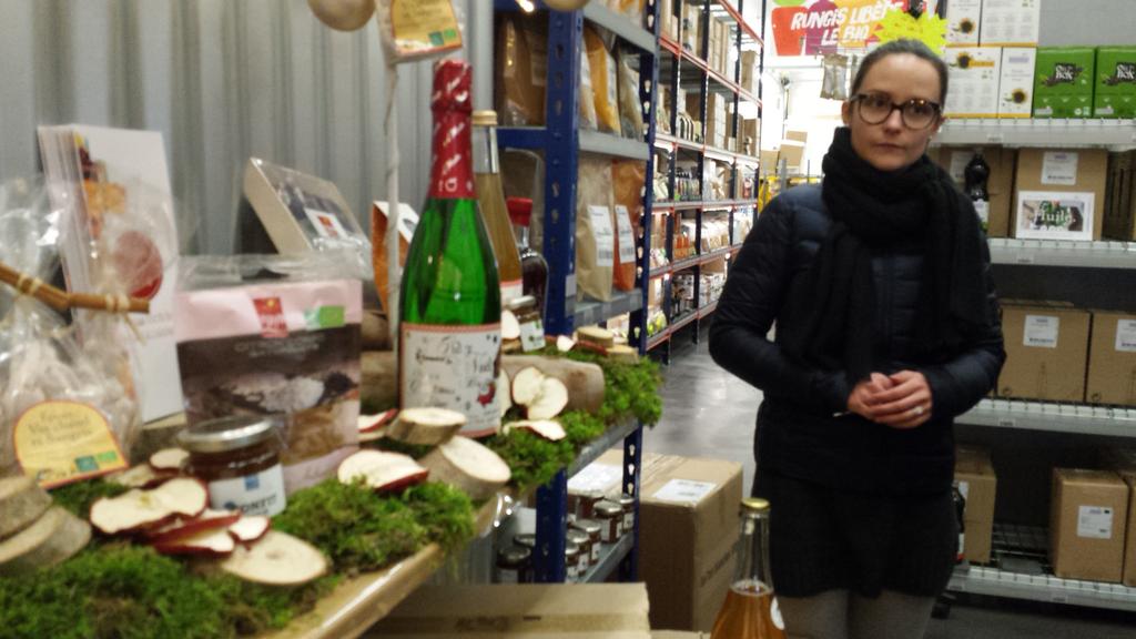 La <a href="/MaisonBioSain/">Maison Bio'Sain</a> présente ses produits d'épicerie de #noel #bio : cidre, jus de pomme, citron confit