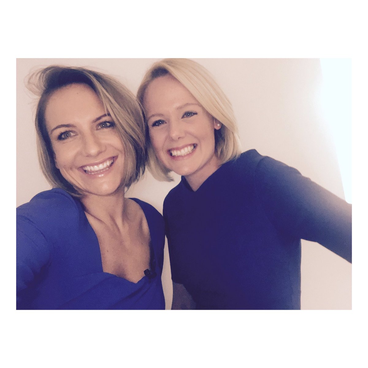 Oh hey there work twin! @LeanneRinne 💙💙💙💙💙💙💙 #bluemagic xx