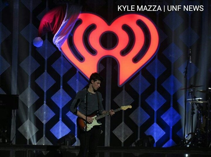 ShawnMendesSP's tweet image. Foto de Shawn en el #Q102JingleBall de Philly.