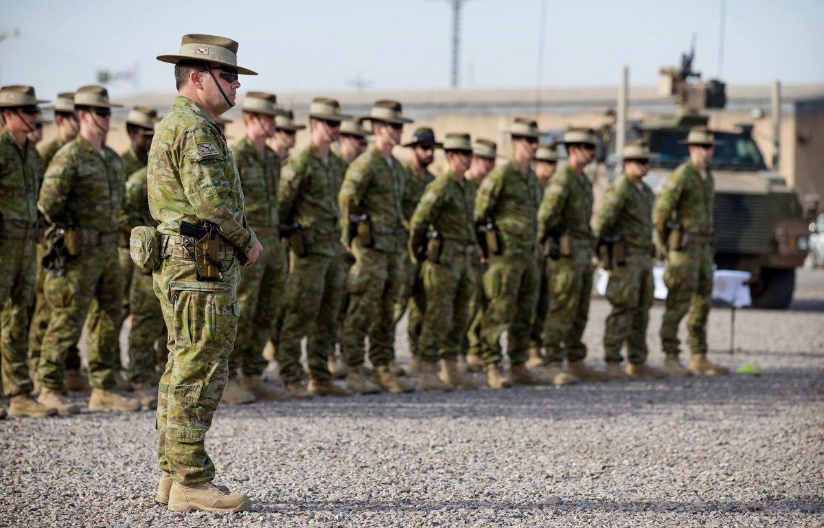 Media joined families @AdelaideAirport today as we welcomed home Task Group Taji soldiers following their deployment facebook.com/1stBrigadeAust…