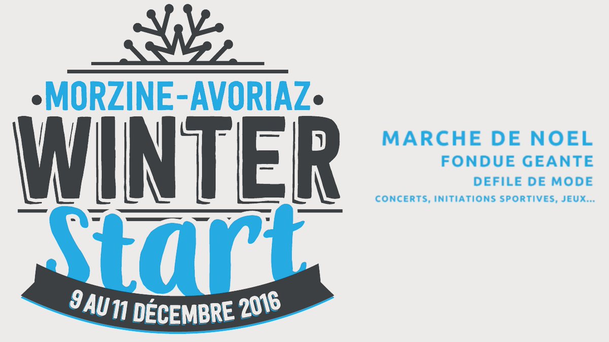 #Christmas market, giant fondue, biathlon initiation, fashion show &amp; much more this week-end in #Morzine tinyurl.com/MorzineAWS