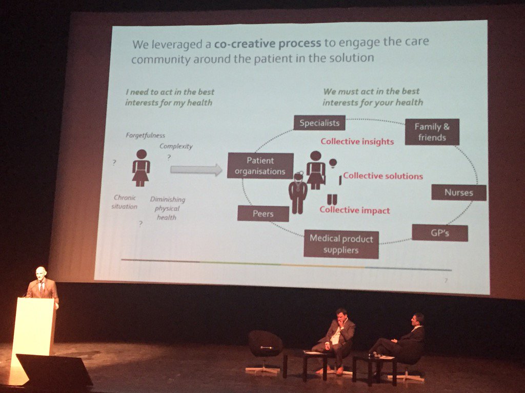 ArnaudTermonia's tweet photo. Participatory medicine & patient-centric approach: the patient, driver in the therapeutic program @BioWin #BioWinDay https://t.co/Rz61kr0yu4