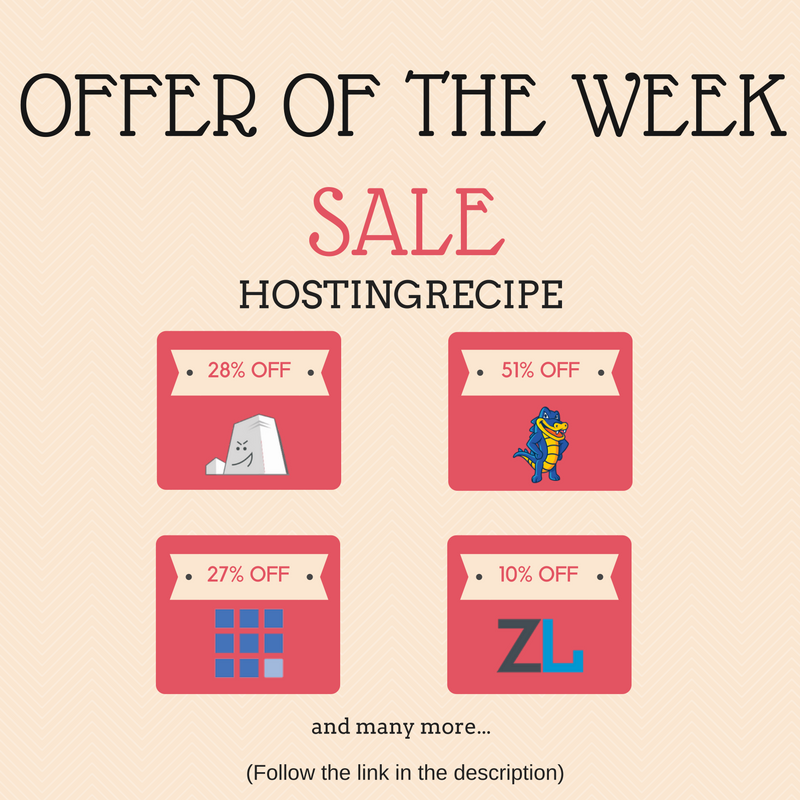 hostingrecipe's tweet photo. Exclusive Offers of the Week! Visit: https://t.co/y8qNqAKMxj #hostingrecipe  #vpshosting #sharedhosting #sale #hosting https://t.co/IhbW1wwBw4
