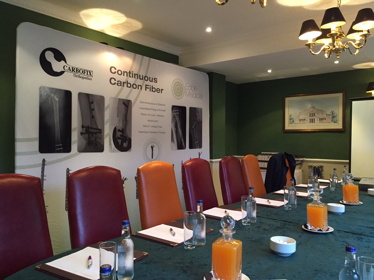 Ready to train our 15 new trauma reps on <a href="/CarboFix/">CarboFix</a> #excitingtimes #continuouscarbonfiber