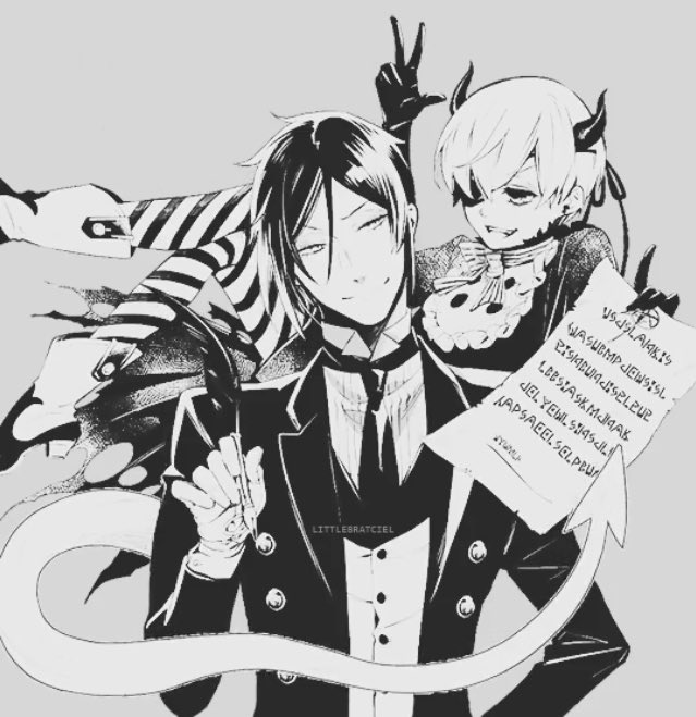 BlackButlerPic's tweet image. • Sebastian Michaelis •
• Ciel Phantomhive •