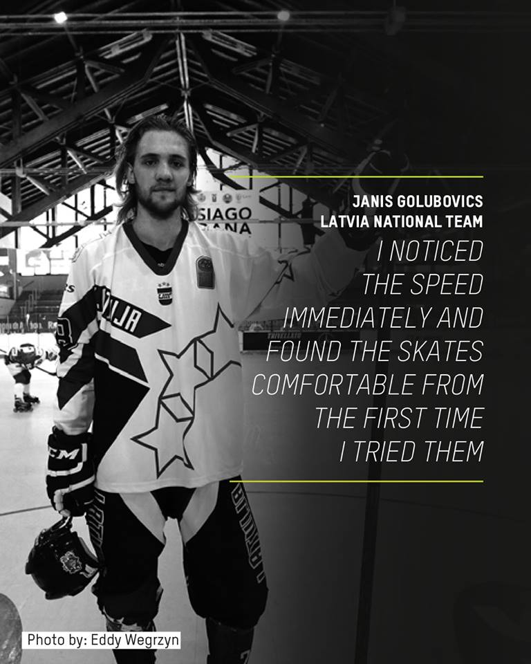 Jānis Golubovičs - viens no labākajiem LV inline hokeja spēlētājiem
Taktika.lv - inventārs Latvijas un Pasaules skrituļslidošanas čempioniem
