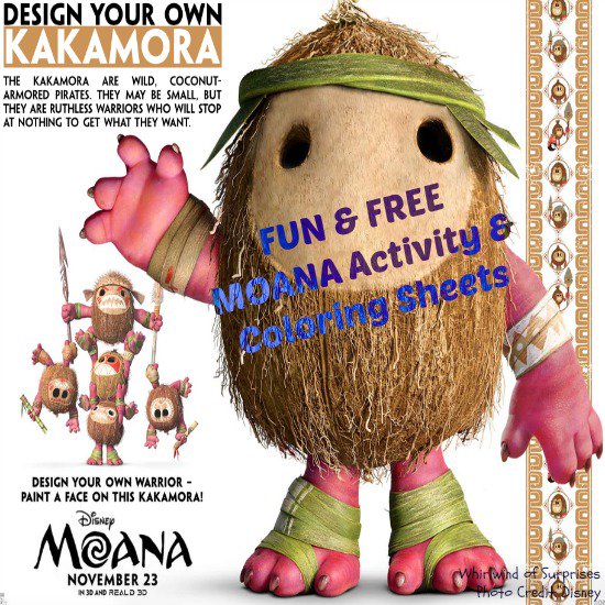 Disney MOANA printables