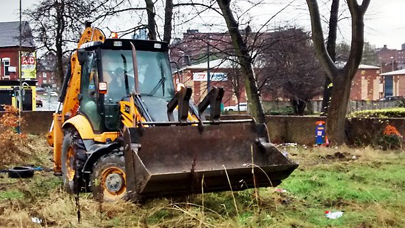 Last time I was this excited about a digger I was 5 yrs old. Our #siteInvestigations are under way at last...