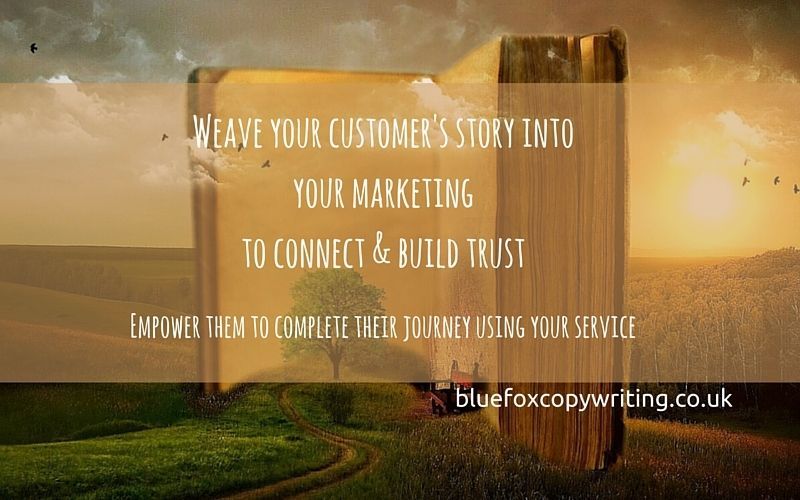 bluefoxcopy's tweet photo. Make your customer the centre of your #marketing story https://t.co/I4yuCTJqbv