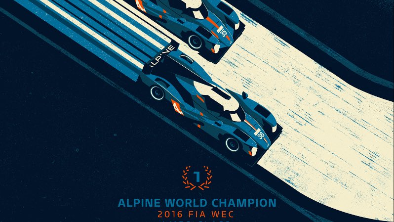 @alpine_cars World Champion 2016 #OEO16 @RNC_France