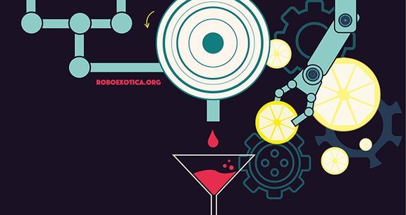eSeLat's tweet photo. Do Androids dream of electronic Schnaps? https://t.co/whvQu6PfBk #roboexotica #cocktailrobotics #moebleibt <gm> https://t.co/KeEA0UvsMA