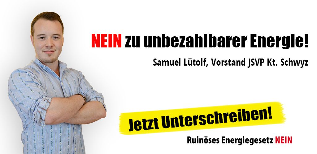Samuel Lütolf sagt NEIN zu unbezahlbarer Energie! Unbedingt jetzt das Referendum online Unterschreiben! 
buff.ly/2gSLhHJ