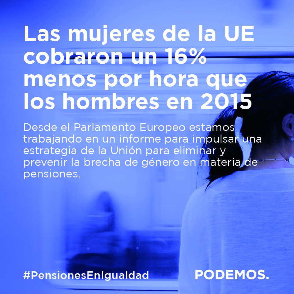 Las mujeres son las grandes olvidadas cuando se habla de pensiones #PensionesEnIgual