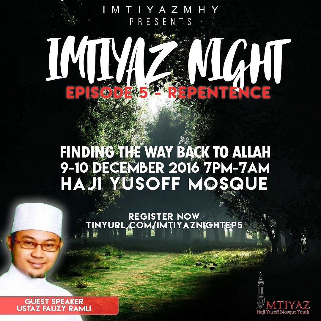 One more day ~
Register now!
tinyurl.com/imtiyaznightep5