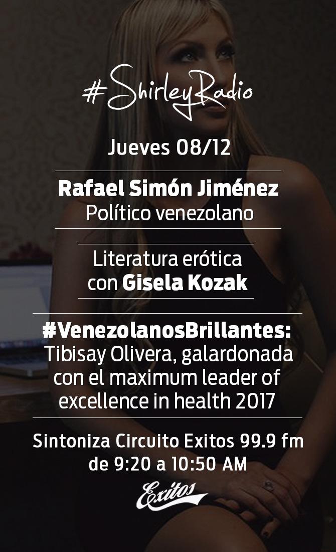 Sintoniza #ShirleyRadio por <a href="/CircuitoExitos/">Circuito Éxitos</a>. 9:20Am.