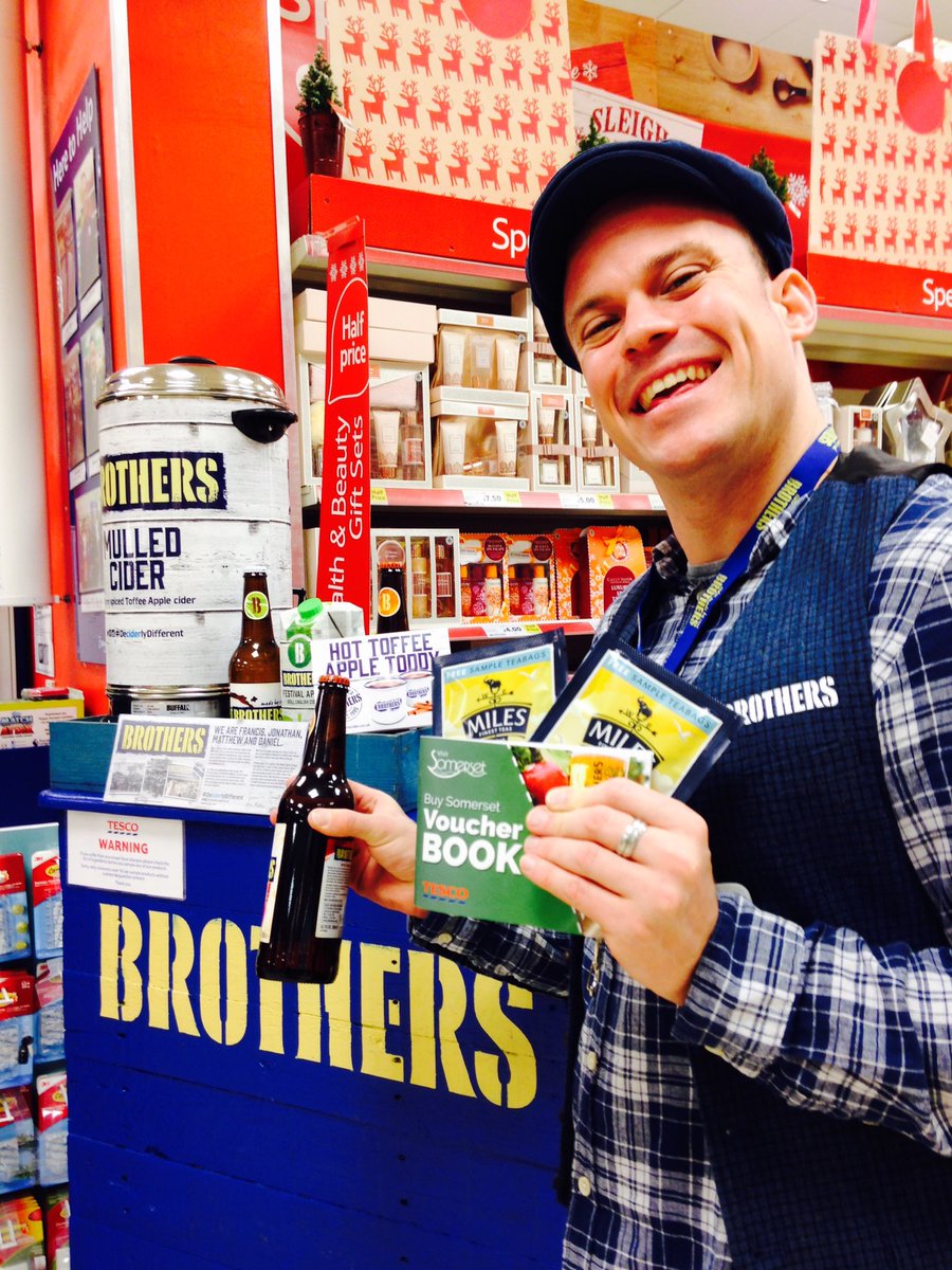 MilesTeaCoffee's tweet photo. #DeciderlyDifferent in #Eastgate @tesco today #free samples #BuySomerset #Somerset @VisitSomerset @BrothersCider https://t.co/Bv1HsL8fZG