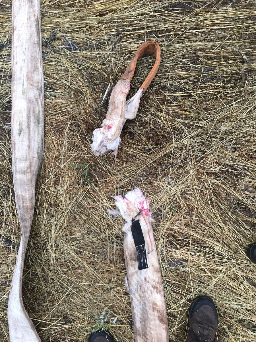 tomheggaton's tweet photo. 60mt rated snatch strap 0, bogged header 1 #timeforarefund @LachCaldwell https://t.co/9gKPOmtm5G