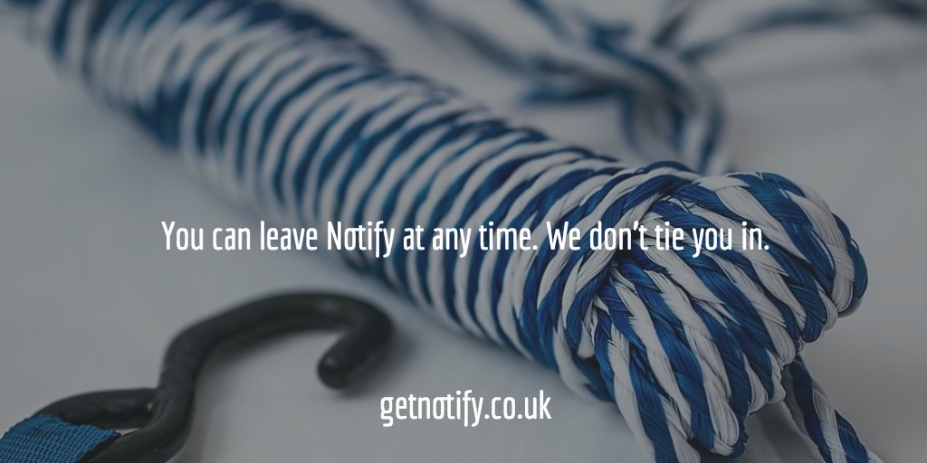 get_notify's tweet image. At Notify there are no tie periods. But with it being so easy to use, you won't want to leave anyway! buff.ly/2fNhAbj #property #uk