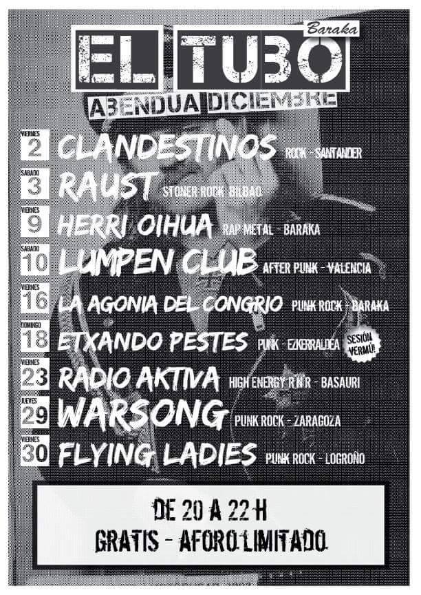 🇭️🇴️🇾️
🕔: 20:00h
🎤: <a href="/HerriOihua/">Herri Oihua</a>
🏟: El Tubo (Barakaldo)
🎟: Libre