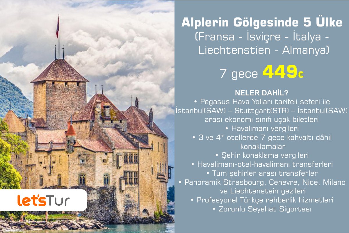 Mükemmel bir tur sizleri bekliyor 🤘😎
#fransa #isviçre #letsgo #italya #Liechtenstien #almanya #travel #trip #seyahat #pegasus #flypgs