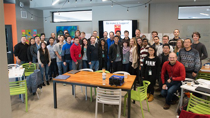 UDelaware's tweet photo. Brianna Bannach, winner of the @UDHornProgram #startup weekend, finds inspiration from Mommom with Parkinson's https://t.co/lKTvNxrcbX https://t.co/omtaKCMBNy