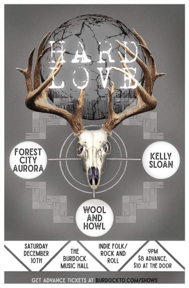 Playing @burdockto this sat. 9pm with <a href="/kellysloanmusic/">Kelly Sloan</a> &amp; forest city aurora! bring a can for the food drive and come rock out!